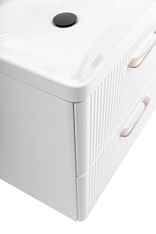 BelBagno Тумба с раковиной Due 60 подвесная Bianco Lucido – фотография-8